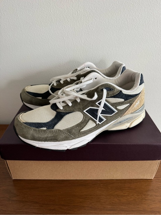 New Balance Other - New Balance Olive, Cream & Navy 990v3 Made in USA